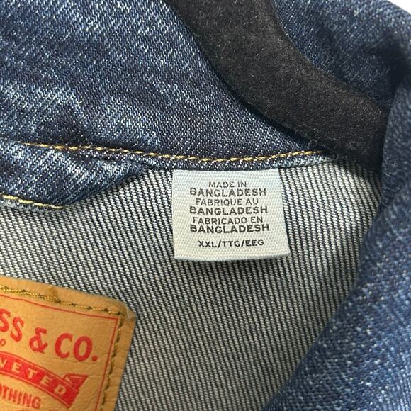 Levi's Trucker Jacket NWT Men's Sz XXL Dark Wash Denim Retro Skater Streetwear - Picture 7 of 9